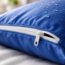 Ver imagem 2 de Capa Travesseiro Impermeável Hospitalar c/ Ziper 50x70 Bagun:Azul Marinho