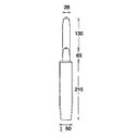 Ver imagem 2 de Pistão À Gás Universal para Cadeira de Escritório Cromado