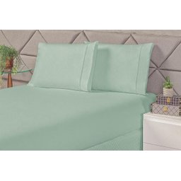 Jogo De Cama Laura King Verde Tiffany - 2