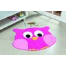 Tapete Infantil para Quarto Pelúcia Coruja Rosa - 1