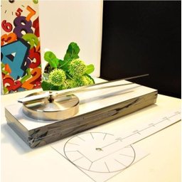 Relógio De Parede Gigante - 94 Cm De Diâmetro Cor Prata - 2