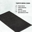 Ver imagem 3 de Tapete Beira de Cama 66x120 Oasis Shaggy Cinza Chumbo