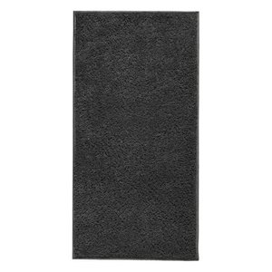 Tapete Beira de Cama 66x120 Oasis Shaggy Cinza Chumbo