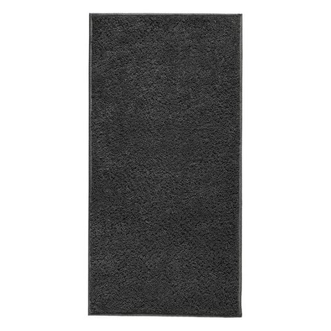 Tapete Beira de Cama 66x120 Oasis Shaggy Cinza Chumbo