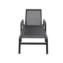 Ver imagem 6 de Espreguiçadeira Lótus Reta Premium Preta para Piscina