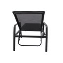 Ver imagem 5 de Espreguiçadeira Lótus Reta Premium Preta para Piscina