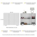 Ver imagem 3 de Sapateira 3 Portas Nina Multimóveis V6019