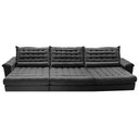 Ver imagem 5 de Sofá Retrátil e Reclinável 3,85m Molas Ensacadas Cama inBox Big Space com Bordado 3D Velusoft