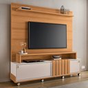 Ver imagem 1 de Estante Painel de Tv 65 Pol 180cm 2 Portas Bold Off/cinamomo - Hb Móveis