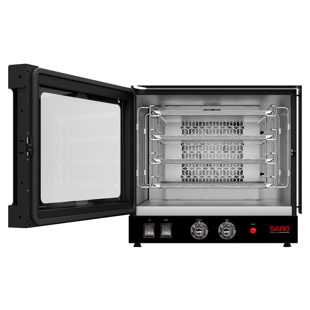 Forno Turbo Elétrico C/ 4 Esteiras 35x35cm Saro Ft Aço Inox 220v - 5