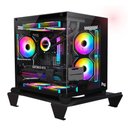 Ver imagem 2 de Suporte Base Gabinete Aquário Cpu Apoio Mesa - Chão Preto