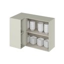 Ver imagem 2 de Armário Aéreo Canto Reto 1 Porta Fineze Henn Modulado