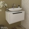 Gabinete para Banheiro 60cm 1 Porta Tecno Mobili Bn3646 Branco - 1