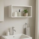 Ver mais imagens de Nicho de Parede Branco 50cm Infantil Sala Quarto Prateleira