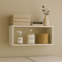 Ver imagem 2 de Nicho Decorativo Branco 50cm Infantil Sala Quarto Prateleira