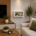 Ver imagem 5 de Nicho de Parede Branco 50cm Infantil Sala Quarto Prateleira
