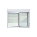Ver imagem 1 de Janela Alumínio Elite 2F.Moveis c/Persiana Integ.140 x 150 V.Liso Branco Brimak