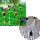 Ver imagem 1 de Pisca Solar Enfeite Beija-flor Led Amarelo Jardim Natal 2,5m
