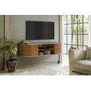 Ver imagem 1 de Rack Suspenso Ripado Modena para TV até 60 polegadas- Fendi/Naturale - Madetec