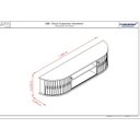 Ver imagem 4 de Rack Suspenso Ripado Modena para TV até 60 polegadas- Fendi/Naturale - Madetec
