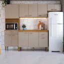 Ver imagem 1 de Cozinha Completa Zurique 12 Portas 2 Gavetas 6226 Freijó/camurça - Indékes