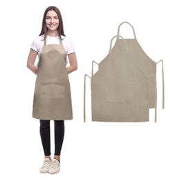 Avental Caqui Profissional Bege Chef Barista Bartender 10un - 1