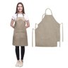 Avental Caqui Profissional Bege Chef Barista Bartender 10un - 1