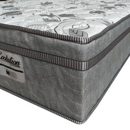 Cama Box Baú Casal  molas ensacadas Evolution Probel/Prodormir 138x188x74 CM:branco - 4