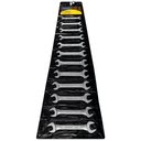 Ver imagem 1 de Jogo de Chaves Fixas Tramontina Basic com Corpo em Aço Especial Cromado 12 Peças Tramontina