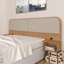 Ver imagem 2 de Cabeceira Suspensa Casal Amsterdã - Móveis Arapongas