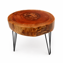 Ver imagem 2 de Mesa de Centro em Cedro Bolacha Natural