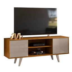 Rack Lisboa Tvs até 55” 395133 Fendi Naturale Madetec - 1