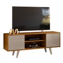 Ver imagem 1 de Rack Lisboa Tvs até 55” 395133 Fendi Naturale Madetec