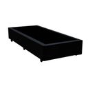 Ver imagem 1 de Base Box Solteirão Acolchões Sintético Preto 40x96x203