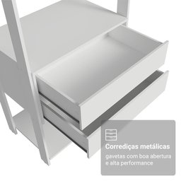 Guarda-roupa Closet Modulado 4 Gavetas 199 Cm Valencia Madesa - 3