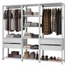 Guarda-roupa Closet Modulado 4 Gavetas 199 Cm Valencia Madesa - 3
