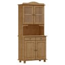 Ver imagem 2 de Armário Cristaleira 4 Portas 2 Gavetas Rubi Freijó Madeira Pinus - Finestra
