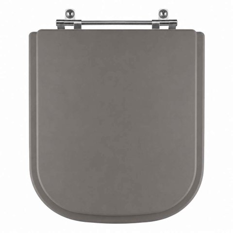 Tampa de Vaso Elite Stone Cinza Fosco para Bacia Celite