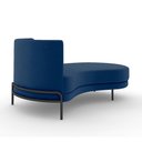 Ver imagem 7 de Sofá Chaise Lado Direito Downey Sala de Estar Veludo Azul G15 - Gran Belo