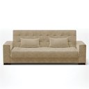 Ver imagem 7 de Sofá Cama 02 Lugares Suede Marrom Rato Pés De Madeira