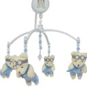 Ver imagem 1 de Móbile Para Berço Aviador Azul