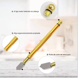 Corta Vidro Cortador Profissional 5-12mm Ergonomico - 3