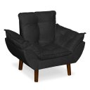 Ver imagem 3 de Mini Poltrona Cadeira Opala Infantil de Criança Suede