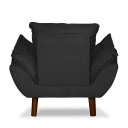 Ver imagem 4 de Mini Poltrona Cadeira Opala Infantil de Criança Suede