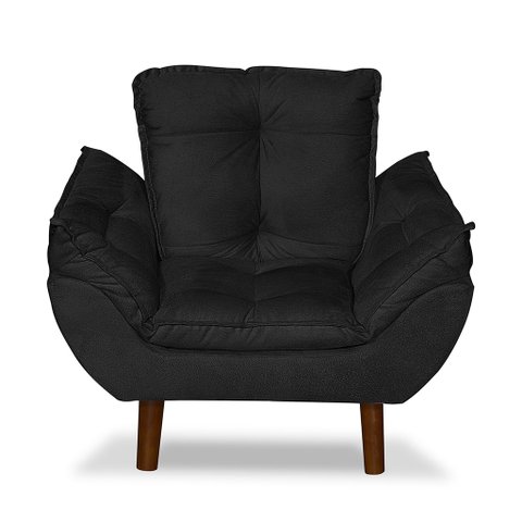 Mini Poltrona Cadeira Opala Infantil de Criança Suede