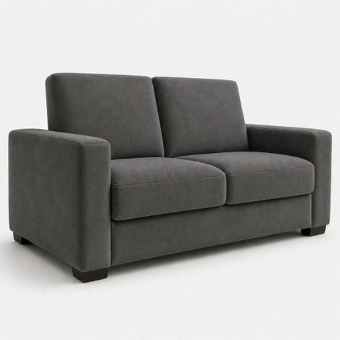 Sofá Namoradeira 3 Lugares 200cm Cinza Suede Online Confort