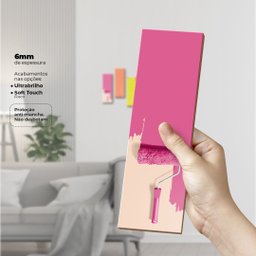 Paleta de Cores Suave - Quadros ou Placas Modulares com 5 Peças - 3