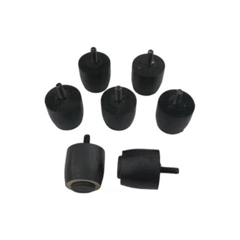 Pés de Madeira para Box Baú 6cm de Altura - (preto)