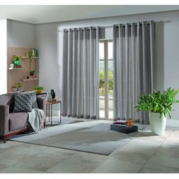 Cortina Duplex Partenon Taupe 5,40m x 2,30m Bella Janela - 1