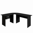 Ver imagem 5 de Conjunto Escritório New City em L com Gaveteiro 180 cm Preto Gebb Work